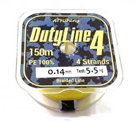 Шнур DutyLine4 0.15mm col. Yelow 150m Из Я Поймал