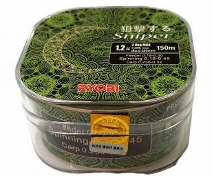 Леска Ryobi Sniper 0.165mm drag:2.1kg, 150m col Из Я Поймал