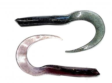 Приманка силиконовая твистер AB EEL 190 19см co Из Я Поймал