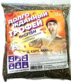 Прикормка плотва, лещ, карп, карась Невод ТРОФЕ Из Я Поймал