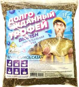 Прикормка Карп, карась, сазан Невод ТРОФЕЙ BIGFISH Из Я Поймал