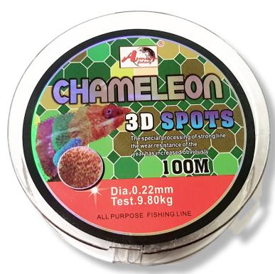 Леска 3D 0.16 (0.205мм) Chameleon GREEN  Из Я Поймал