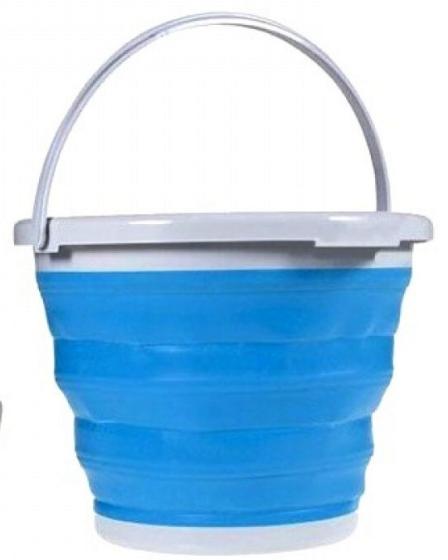 Ведро складное 31см 10л пластик + пвх, круглое,  Из&nbsp;Я Поймал