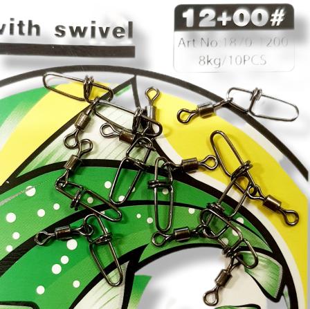 Вертлюг с карабином 12+00# MS + SX  Из&nbsp;Я Поймал